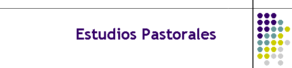 Estudios Pastorales